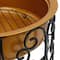30" Deep Bowl Copper Fire Pit with Stand & Screen